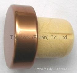 cork stopper with a releasing air groove TBEGR19.7-30.8-20-10.6 3