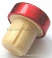 cork stopper with a releasing air groove TBEGR19.7-30.8-20-10.6 4