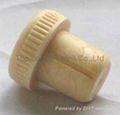 cork stopper with a releasing air groove