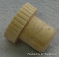 cork stopper with a releasing air groove