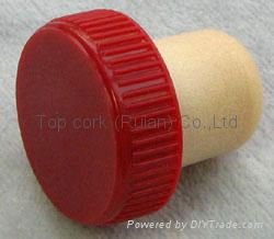 plastic cap cork bottle stopper TBP18.2-28.5-18.4-10