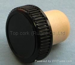 plastic cap cork bottle stopper TBP18.2-30.5-18.4-10.9