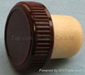 plastic cap cork bottle stopper TBP20-30.6-19.4-10.1