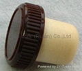 plastic cap cork bottle stopper