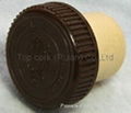 plastic cap cork bottle stopper TBP22-30.5-20.6-10.1