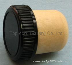 plastic cap cork bottle stopper TBP24-30.5-19.8-10.9