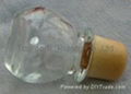 Glass cap cork bottle stopper TBGL24.4-32.4-43.8-21.8-45.1