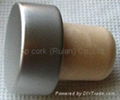 coated aluminium cap cork bottle stopper  TBPC19.3-30.3-20.7-13.8