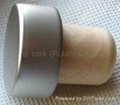 coated aluminium cap cork bottle stopper TBPC19.8-30.3-20.6-13.8 3