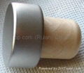 coated aluminium cap cork bottle stopper TBPC19.8-30.3-20.6-13.8