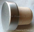 coated aluminium cap cork bottle stopper TBPC20.3-31-20.2-10.5