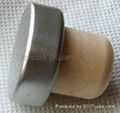 coated aluminium cap cork bottle stopper TBPC20.8-31-18-10.5 3