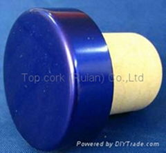 plated aluminium cap bottle stopperTBE19-30.8-20.6-10.3-7.1g