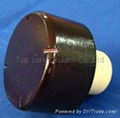 Wooden cap synthetic cork bottle stopper TBW24-47.5-21.7-24.8-37.9g
