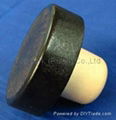 Wooden cap synthetic cork bottle stopper TBW24.3-48.8-21.4-15.1-24.1g 1