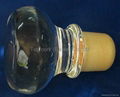 Glass cap cork bottle stopper TBGL24-32.4-50.822.2-42.2-140.7g-
