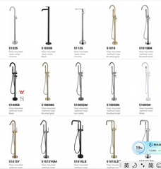Space-saving; convenient to operate Shower column set series