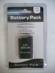 battery for PSP 1000 rechgeable 3.6V