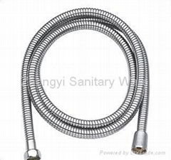 Extendable brass double locked shower hose