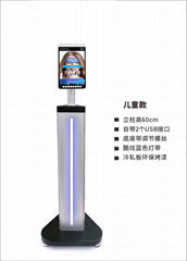 社区立柱式测温人脸识别终端机