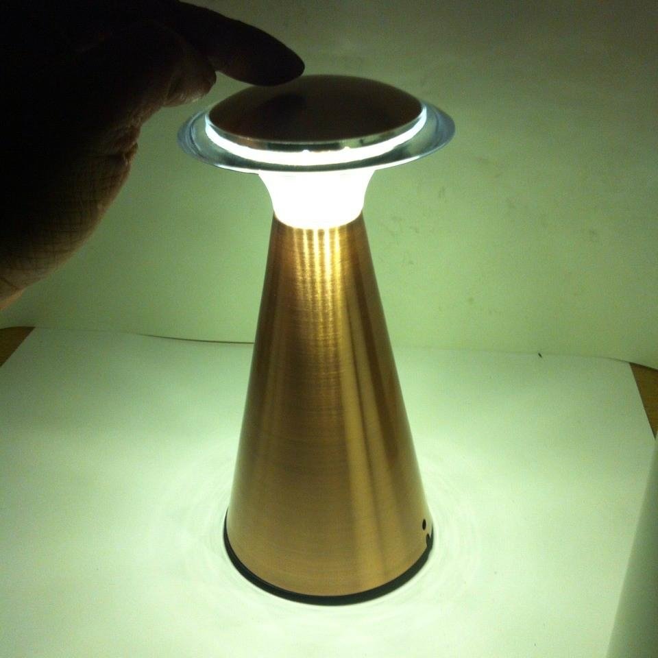 最新推出LED充電吧臺燈,充電燭台,蘑菇造型 ,觸摸式開關 4
