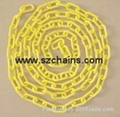 Plastic chain,Plastic stanchions, warning chain