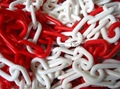 Plastic chains Plastic stanchions