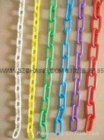 Plastic chains Plastic stanchions Caution Chains warning chains Link Chains 3