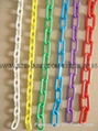 Plastic chains Plastic stanchions Caution Chains warning chains Link Chains 3