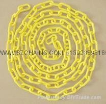 Plastic chains Plastic stanchions Caution Chains warning chains Link Chains 3
