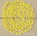 Plastic chains Plastic stanchions Caution Chains warning chains Link Chains 3