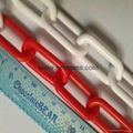 Plastic chains Plastic stanchions Caution Chains warning chains Link Chains 2