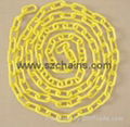 Plastic chains Plastic stanchions Caution Chains warning chains Link Chains