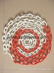 Plastic chains Plastic stanchions Caution Chains warning chains Link Chains