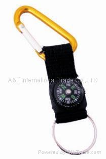 Carabiner with Compass 3