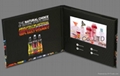 7 inch Video Brochure with Custom Designed Artwork and 4 Control Buttons