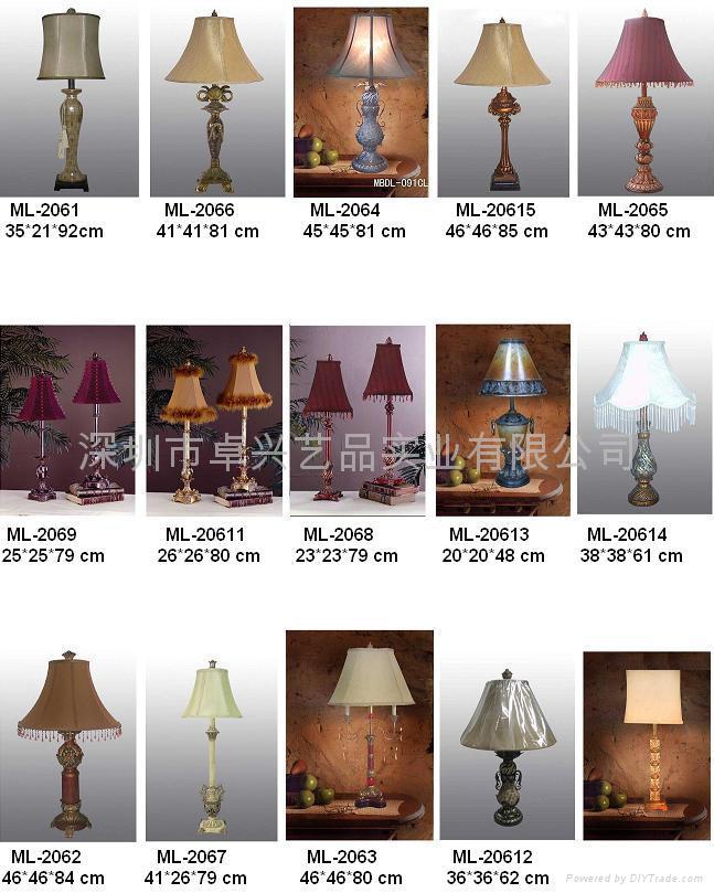 Polyresin Table Light ChoHinG (China Manufacturer) Interior