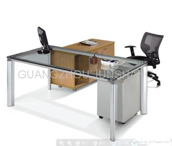 GLASS OFFICE TABLE 3