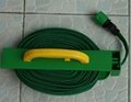 3/4" *50 ft flat hose reel with plastic couplings