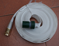 Canvas Flat hose with reel 3/4"*50ft. Top quality. Best price