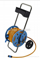HOSE REEL  CART WITH HOSE AND NOZZLE