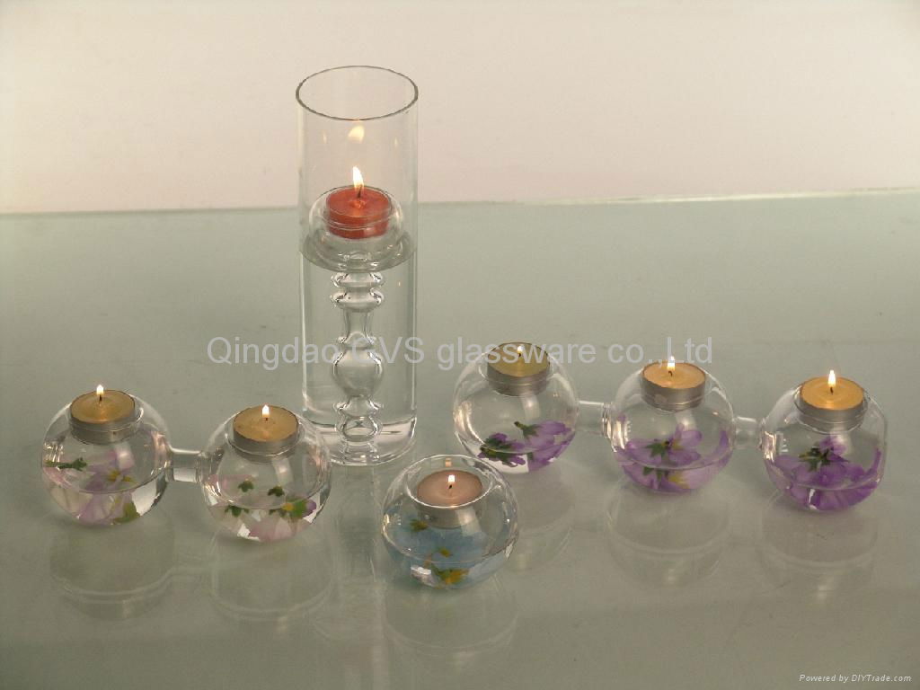 Glass Candle Holder 2