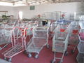 supermarket  basket carts， shopping basket stand