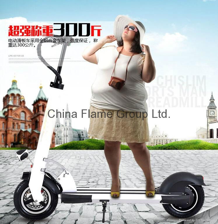 Alloy Electric Motor Scooter with 400W Motor 4