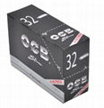 OCB Smoking Rolling Papers with Tips 110*44mm Black Brown 32booklets/box  1