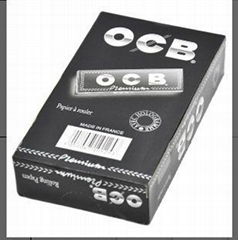 OCB Smoking Rolling Papers 78*44mm Black Brown Silver 25booklets/box