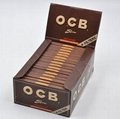 OCB Smoking Rolling Papers with Tips 110*44mm Black Brown 32booklets/box  2