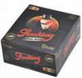 Smoking Rolling Papers 110*44mm Black Brown Silver 50booklets/box  1