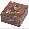 Smoking Rolling Papers 110*44mm Black Brown Silver 50booklets/box  2