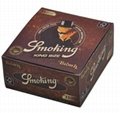 Smoking Rolling Papers 110*44mm Black Brown Silver 50booklets/box  3